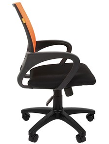 Компьютерное кресло CHAIRMAN 696 black Сетчатый акрил DW66 оранжевый в Чебоксарах - предосмотр 5