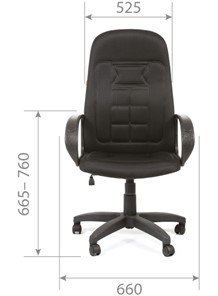 Кресло офисное CHAIRMAN 727 TW 12, цвет серый в Чебоксарах - предосмотр 4