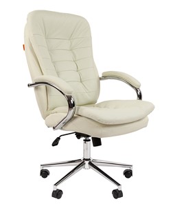Офисное кресло CHAIRMAN 795 экокожа, цвет белый в Чебоксарах