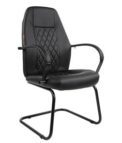 Кресло компьютерное CHAIRMAN 950V LT Экокожа черная в Чебоксарах