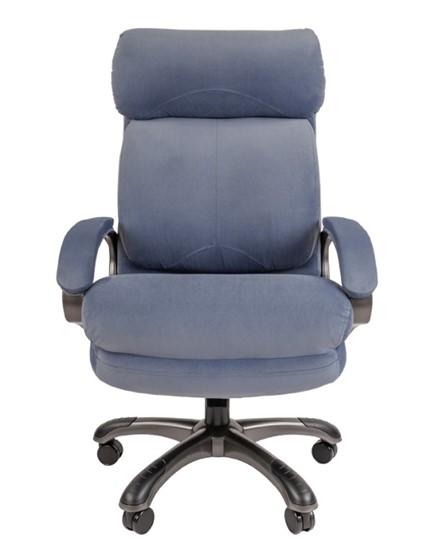 Офисное кресло CHAIRMAN HOME 505, велюр голубое в Чебоксарах - изображение 3