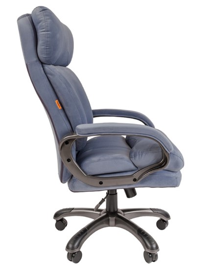 Офисное кресло CHAIRMAN HOME 505, велюр голубое в Чебоксарах - изображение 4