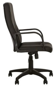 Офисное кресло MANAGER (PL64) экокожа ECO-30, черная в Чебоксарах - предосмотр 2