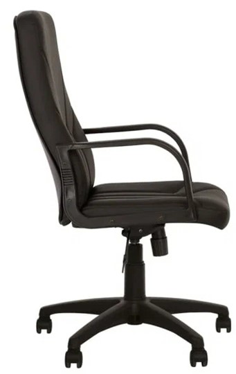 Офисное кресло MANAGER (PL64) экокожа ECO-30, черная в Чебоксарах - изображение 2