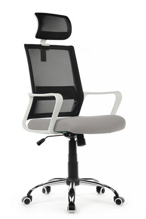 Кресло RCH 1029HW, серый/черный в Чебоксарах - изображение