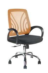 Кресло компьютерное Riva Chair 8099Е, Оранжевый в Чебоксарах