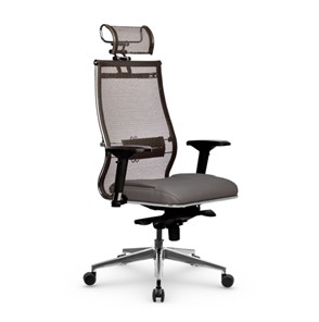 Офисное кресло Samurai SL-3.051 MPES Светло-Коричневый / Серый в Чебоксарах