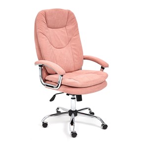 Компьютерное кресло SOFTY LUX флок, розовый, арт.13952 в Чебоксарах