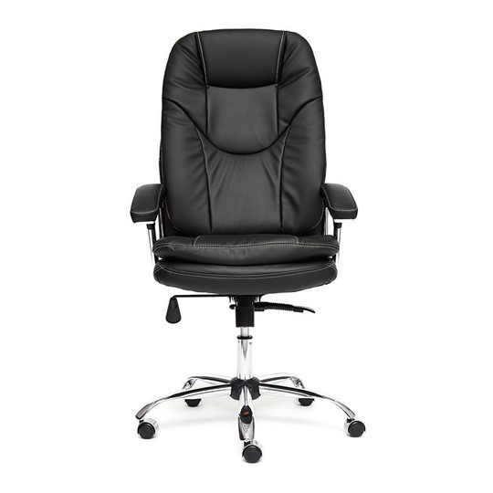 Компьютерное кресло SOFTY LUX кож/зам, черный, арт.12902 в Чебоксарах - изображение 2
