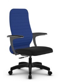 Компьютерное кресло SU-CU160-10P PL синий/черный в Чебоксарах