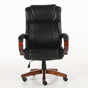Кресло компьютерное Brabix Premium Magnum EX-701 (дерево, рециклированная кожа, черное) 531827 в Чебоксарах