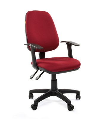 Компьютерное кресло CHAIRMAN 661 Ткань стандарт 15-11 красная в Чебоксарах - изображение