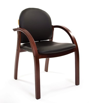 Офисное кресло CHAIRMAN 659 Экокожа черная в Чебоксарах - изображение