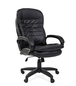 Офисное кресло CHAIRMAN 795 LT, экокожа, цвет черный в Чебоксарах