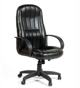 Кресло офисное CHAIRMAN 685, экокожа, цвет черный в Чебоксарах