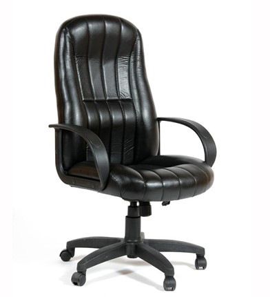 Кресло офисное CHAIRMAN 685, экокожа, цвет черный в Чебоксарах - изображение