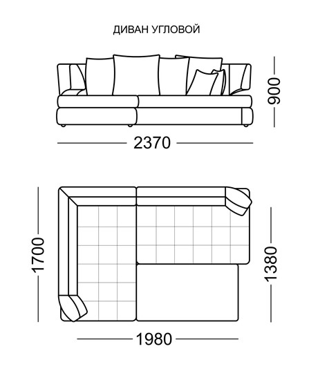Угловой диван Бруно Элита 50 Б в Чебоксарах - изображение 6