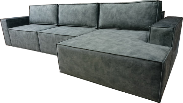 Угловой диван с оттоманкой Лофт 357х159х93 (НПБ/Еврокнижка) в Чебоксарах - изображение 4