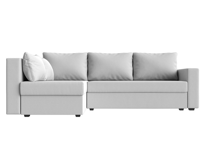 Угловой диван Мансберг, Белый (Экокожа) в Чебоксарах - изображение 8