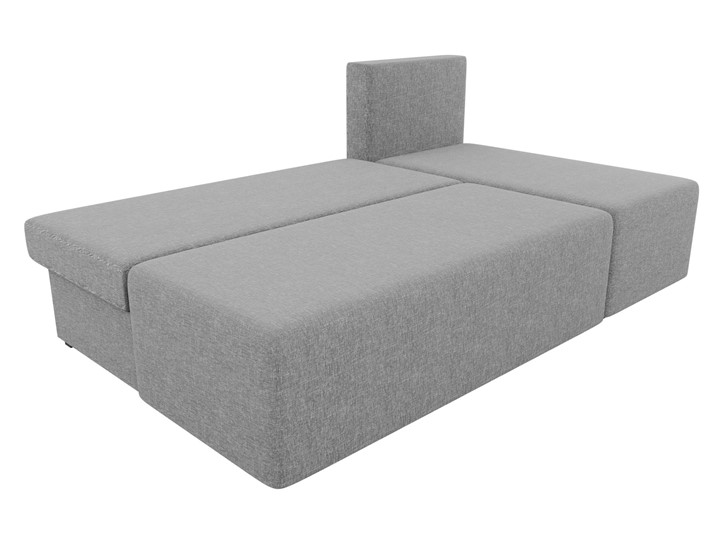 Угловой раскладной диван Поло, Серый (рогожка) в Чебоксарах - изображение 4