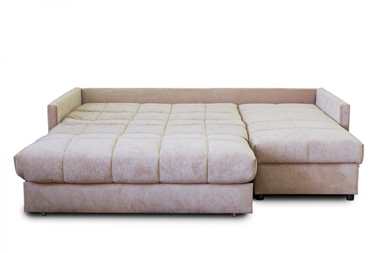 Угловой диван Аккордеон 043, 1400 с оттоманкой 700, ППУ в Чебоксарах - изображение 1