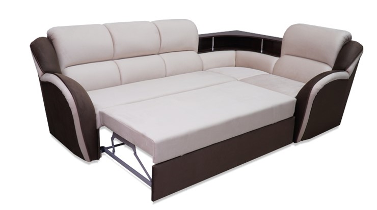 Угловой диван Соня-14 с полкой и креслом в Чебоксарах - изображение 1
