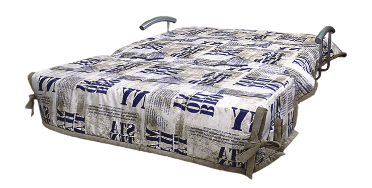 Прямой диван Аккордеон без боковин, спальное место 1200 в Чебоксарах - изображение 1