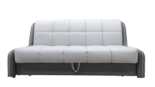 Прямой диван Аккордеон-Кант 1,55, полоска (НПБ) в Чебоксарах - изображение