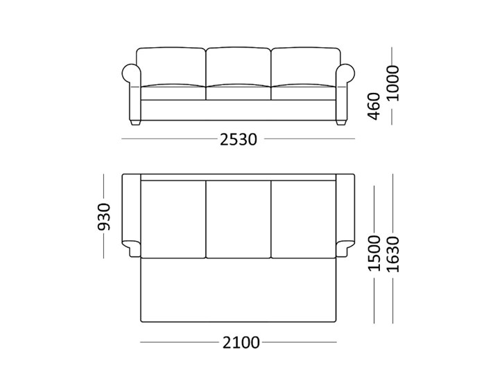 Прямой диван Амели в Чебоксарах - изображение 6