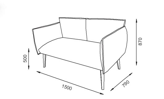 Прямой диван Брайтон 7 в Чебоксарах - изображение 2