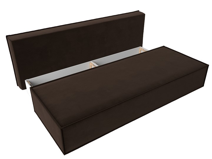 Прямой диван Фабио Лайт, Коричневый (микровельвет) в Чебоксарах - изображение 1