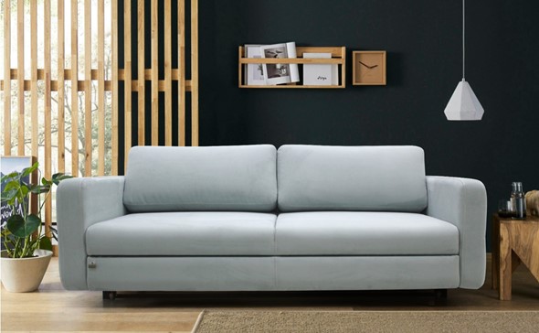 Прямой диван Марко ППУ HR 215х123 м6,1+м10,1+м6,1 узкие подлокотники в Чебоксарах - изображение