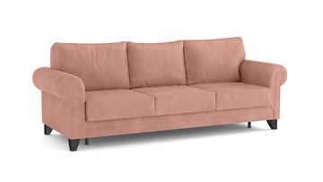 Прямой диван Орландо, велюр аватар розовый 305 в Чебоксарах