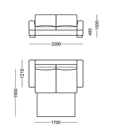 Прямой диван Поло в Чебоксарах - изображение 6