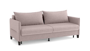 Прямой диван Тэйлор (еврокнижка), велюр велутто пастельно-розовый 11 в Чебоксарах