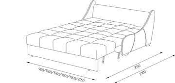 Прямой диван Токио 205 (ППУ) в Чебоксарах - предосмотр 4