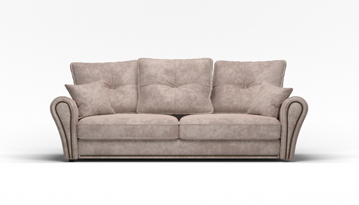 Прямой диван Виктория 3 подушки в Чебоксарах - изображение 1