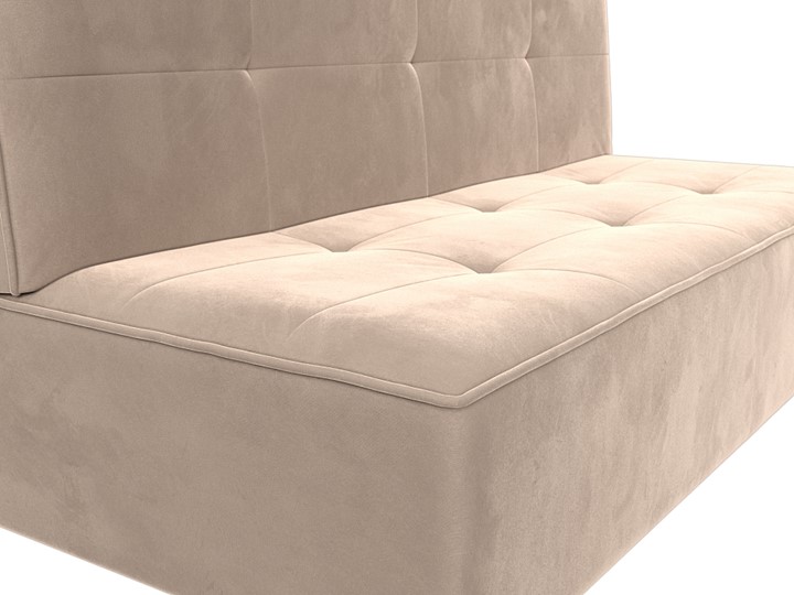 Прямой диван Зиммер, Бежевый (Велюр) в Чебоксарах - изображение 5