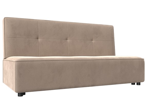 Прямой диван Зиммер, Бежевый (Велюр) в Чебоксарах - изображение