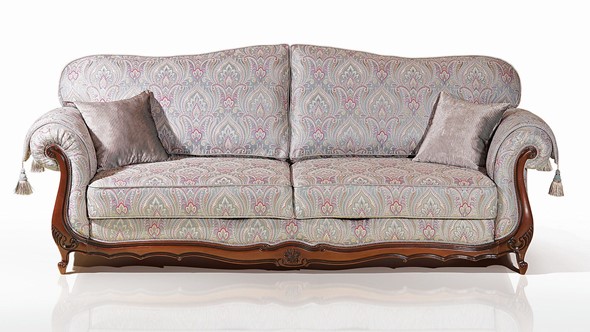 Прямой диван Лондон (4) четырехместный, механизм "Пума" в Чебоксарах - изображение