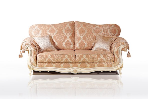 Прямой диван Лондон двухместный, механизм "Выкатной 140" в Чебоксарах - изображение