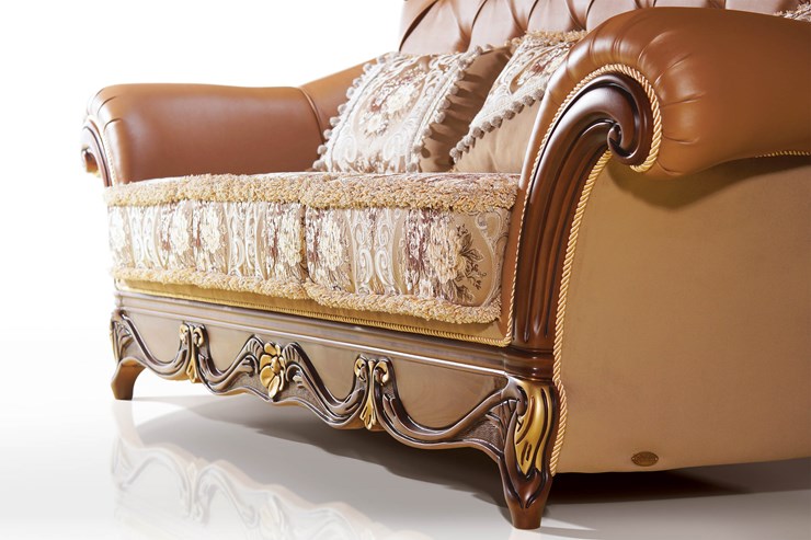 Прямой диван Милан 3-местный, Седафлекс в Чебоксарах - изображение 4