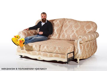 Прямой диван Лондон трехместный, механизм "Выкатной 160" в Чебоксарах - предосмотр 8