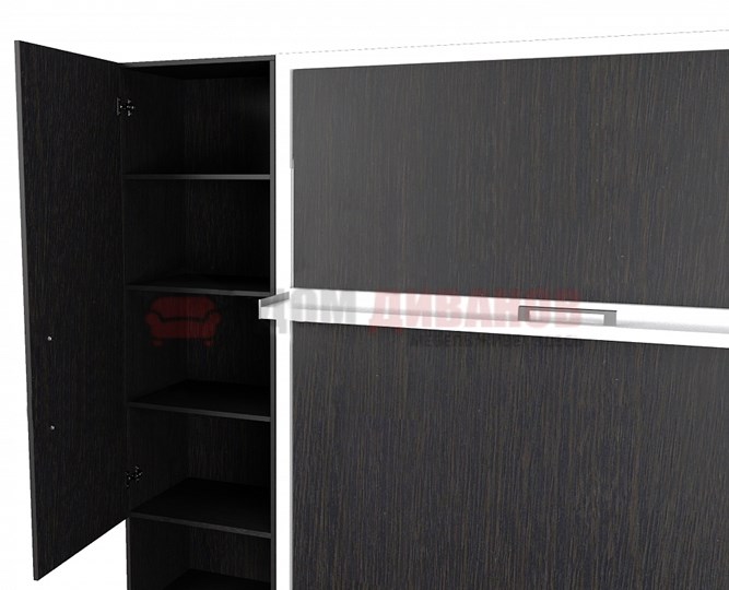 Диван Кровать-трансформер Smart (ШЛ+КД 1400+ШП), 2 шкафа, без подлокотников в Чебоксарах - изображение 2