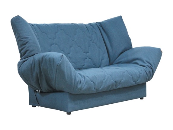 Прямой диван Ивона, темпо7синий в Чебоксарах - изображение
