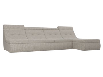 Модульный раскладной диван Холидей люкс, Корфу 02 (рогожка) в Чебоксарах
