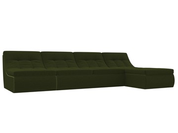 Модульный угловой диван Холидей, Зеленый (микровельвет) в Чебоксарах