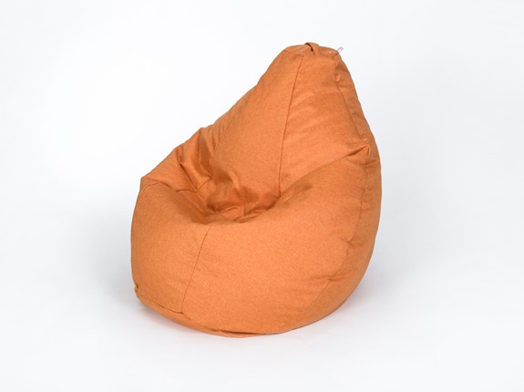 Кресло-мешок Хоум малое, оранжевый в Чебоксарах - изображение