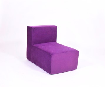 Кресло бескаркасное Тетрис 50х80х60, фиолетовое в Чебоксарах