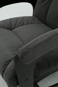 Кресло-качалка Леон маятниковая, ткань AMIGo графит 29-Т-ГР в Чебоксарах - предосмотр 1
